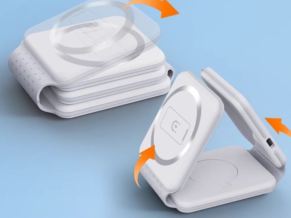 Chargeur sans fil pliable 3-en-1